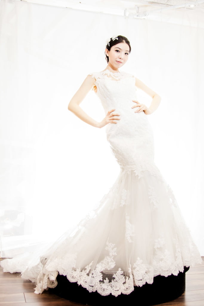 Toni Bridal Dress display shoot